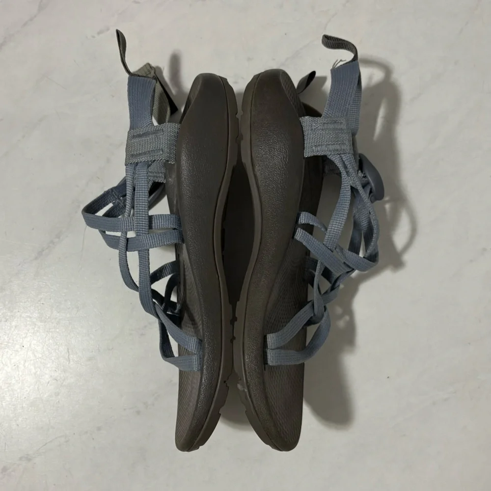Chaco Kids Light‎ Blue Strappy Hiking Sandals Size 5 Outdoor Travel Granola